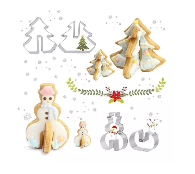 8 Moldes Cortadores De Galleta Navidad - Has de esta navidad un momento inolvidable !!