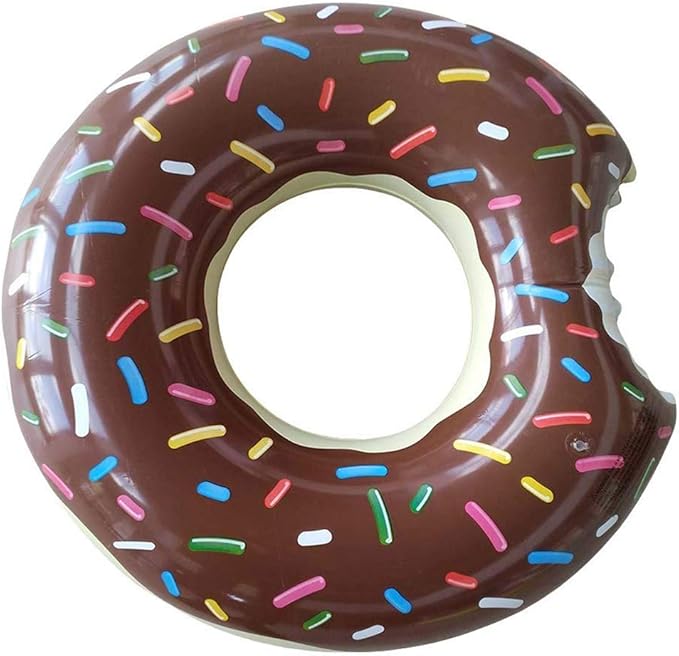 FLOTADOR GIGANTE FORMA DONUT DE 120 CMS