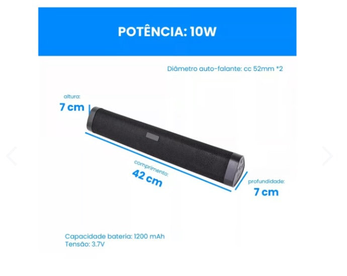 PARLANTE BLUETOOTH A 500 HOME TV