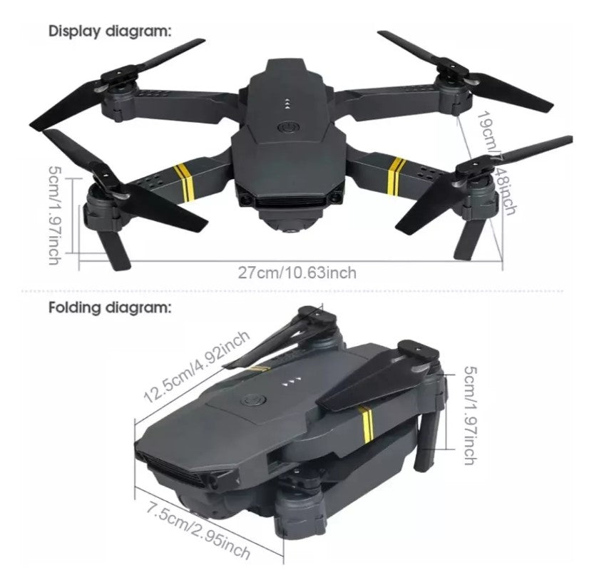 Pack  DRONE Dual Camera 4K 998 PRO