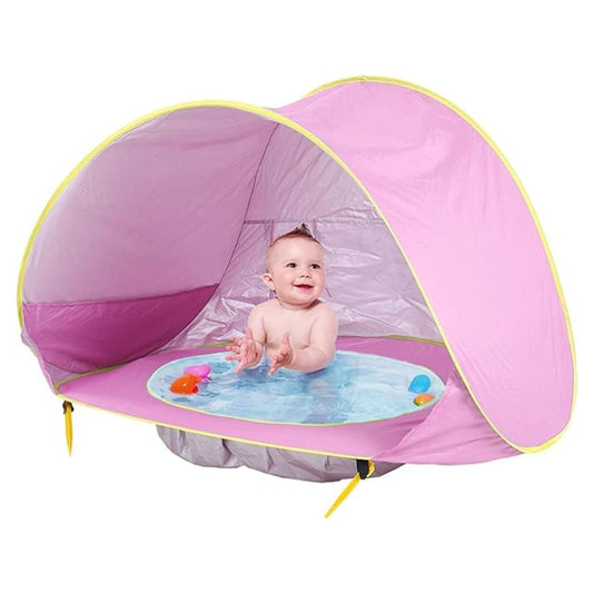 Tienda de playa para bebés con Piscina !!